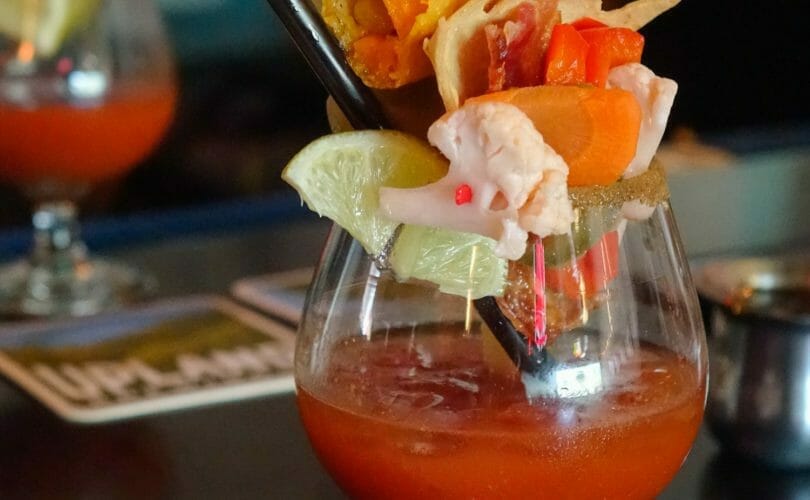 Bloody mary on BCycle Brunch tour