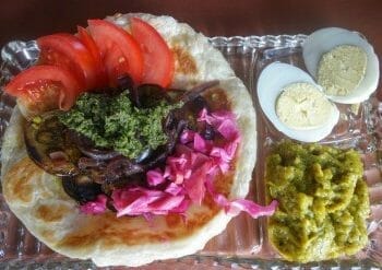 Pita platter at Noosh