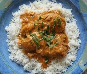 Creamy Indian cashew chicken