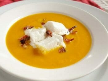 Creamy winter squash soup