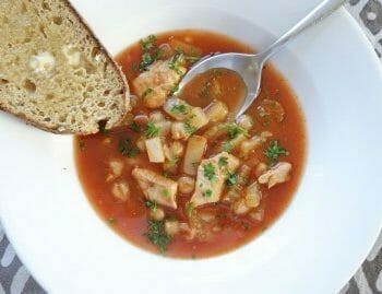 Harissa chicken soup