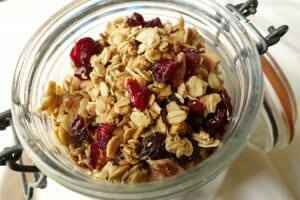 Maple almond granola