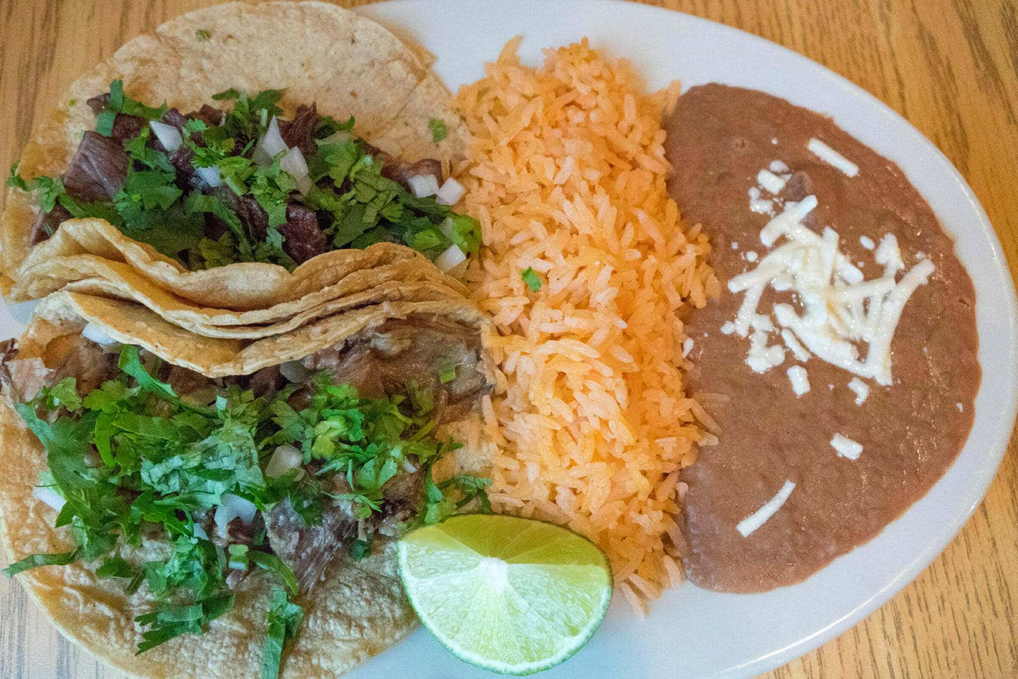 Authentic tacos from El Sabor de Puebla