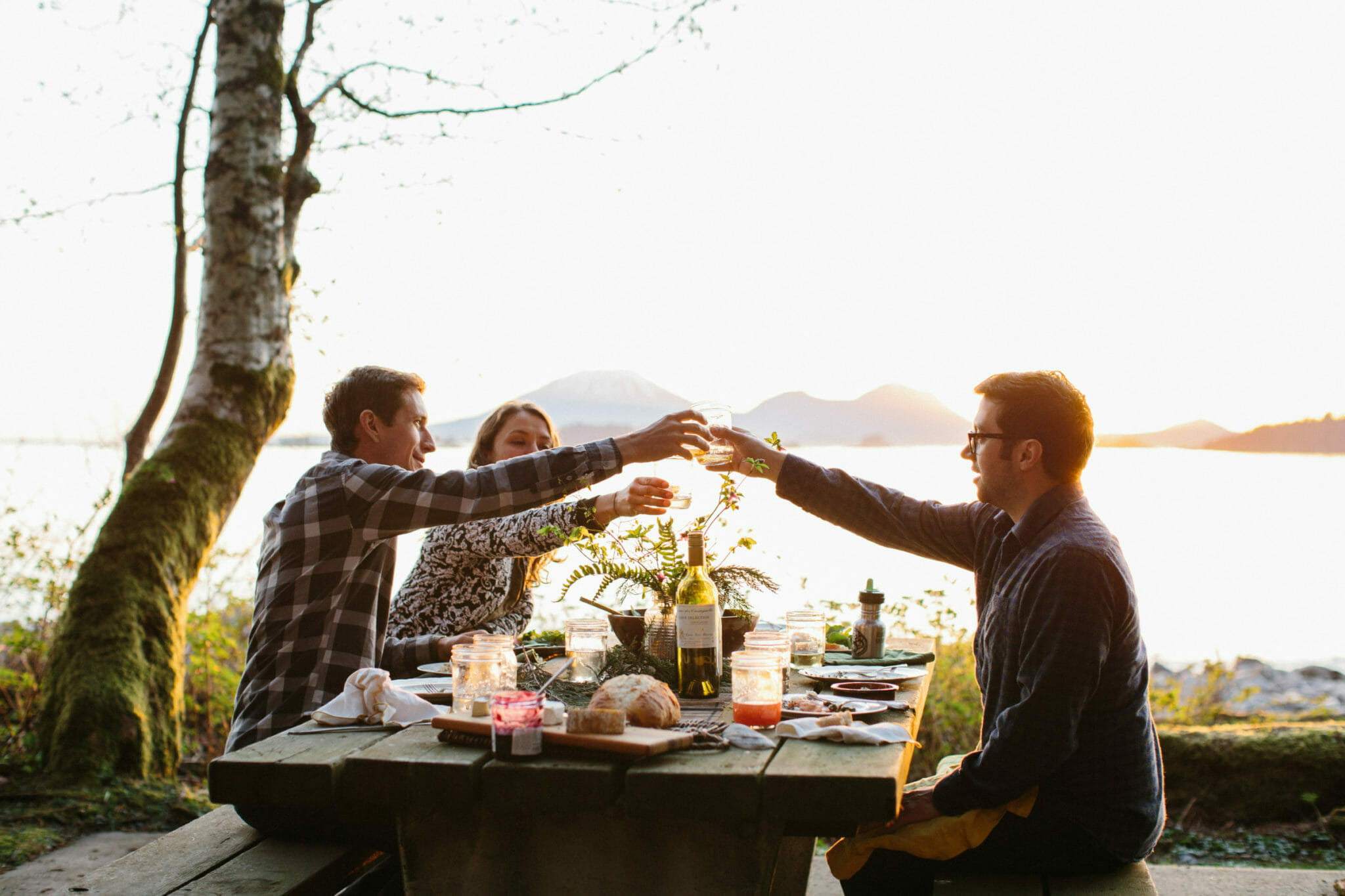 Photo of people drinking wine