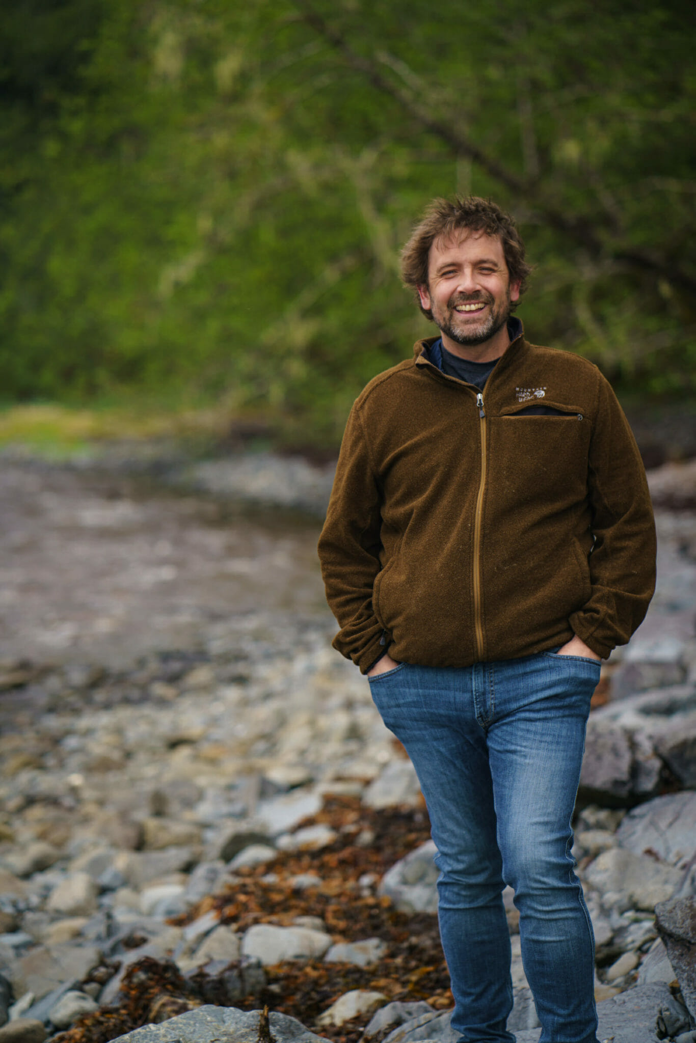 Photo of a man on a hiking trail