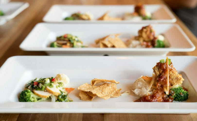 Plate of appetizers