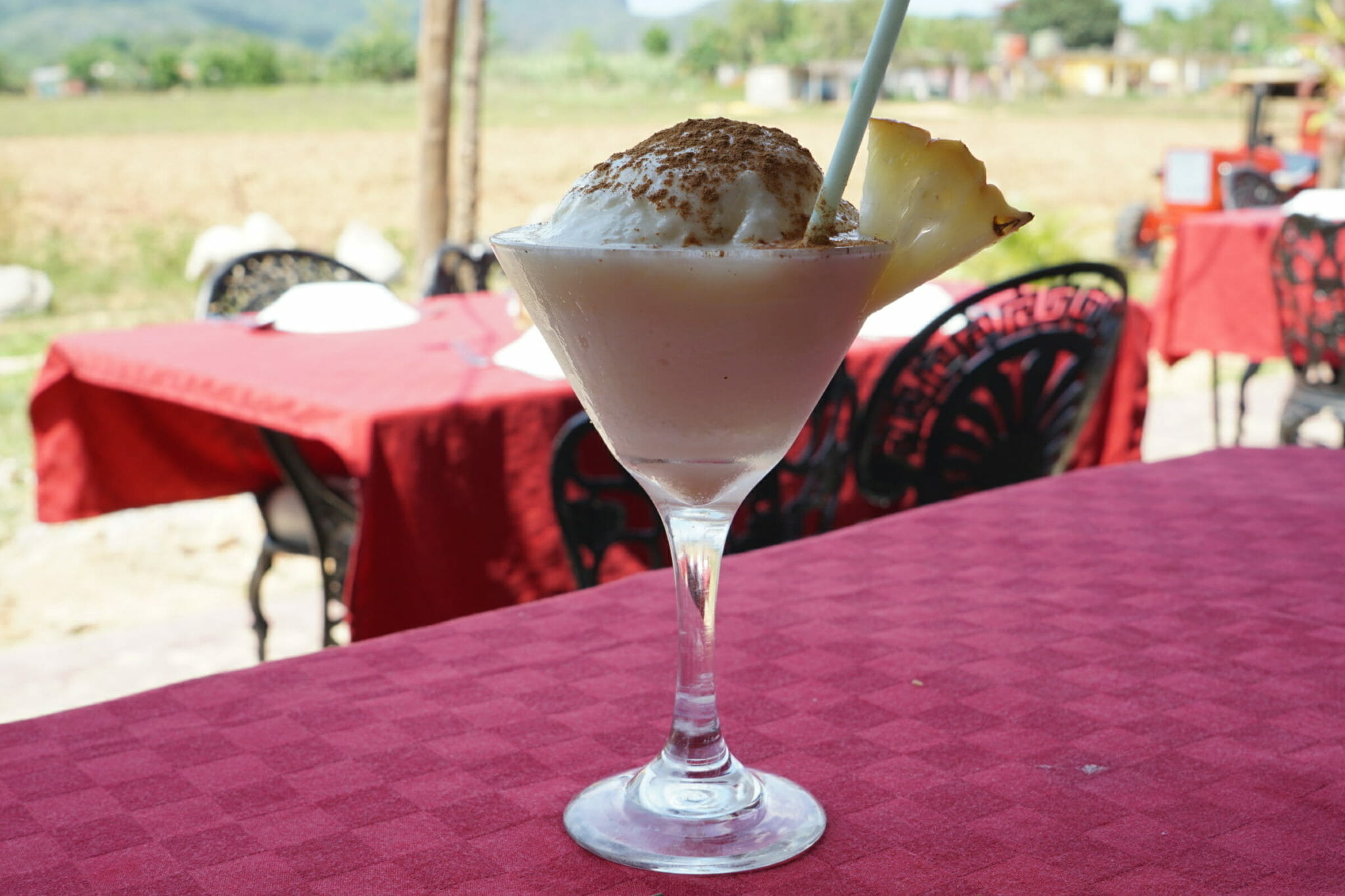 Dessert drink on Cuban food and culture tour